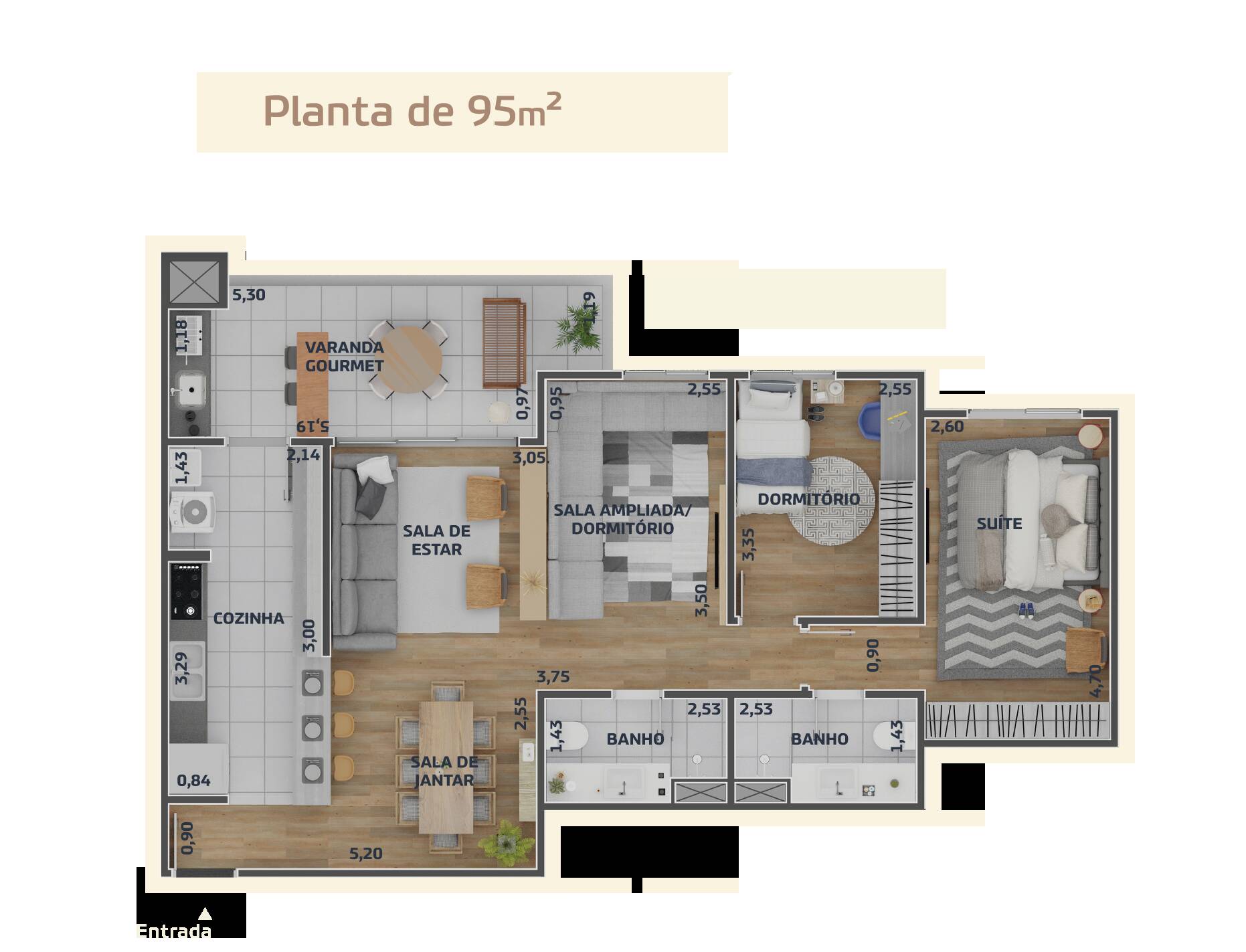 Apartamento à venda com 3 quartos, 95m² - Foto 16